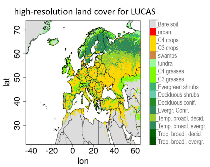 LANDMATE LUCAS Landbedeckung